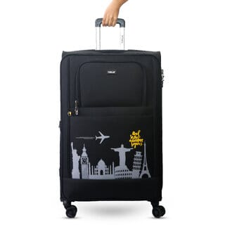 Timus Salsa Plus 78 cm with Soft Spinner Wheels, Large Cabin Size Travel Luggage with TSA Lock