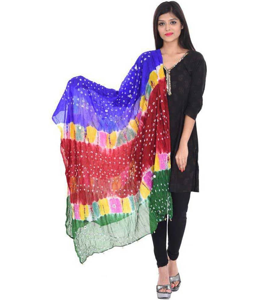 Apratim Multicoloured Art Silk Dupatta
