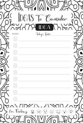 Ideas to Consider Notepad