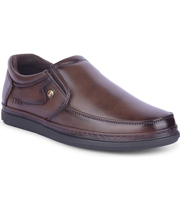 Liberty Black Men's Slip On Formal Shoes
