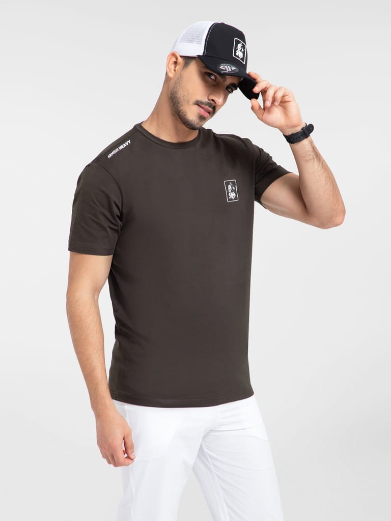 AH olive Round Neck (Cotton)