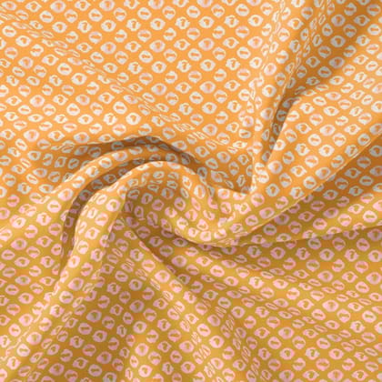 Bird's Eye Seamless Pattern Digital Printed Fabric - Pure Chinon