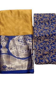 Elegant Yellow Silk Saree with Zari Border