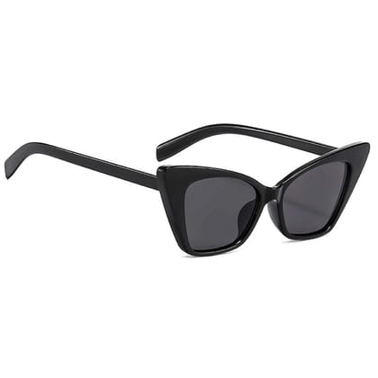 Dervin UV Protected Cat Eye Sunglasses for Women inspired by Priyanka Chopra-Black