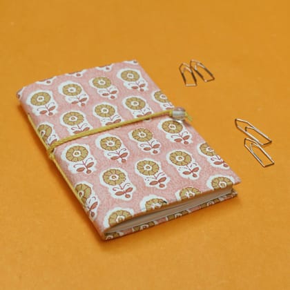 The Mohraj Handmade Sunset Bloom Pocket Diary The Mohraj Handmade Sunset Bloom Pocket Diary
