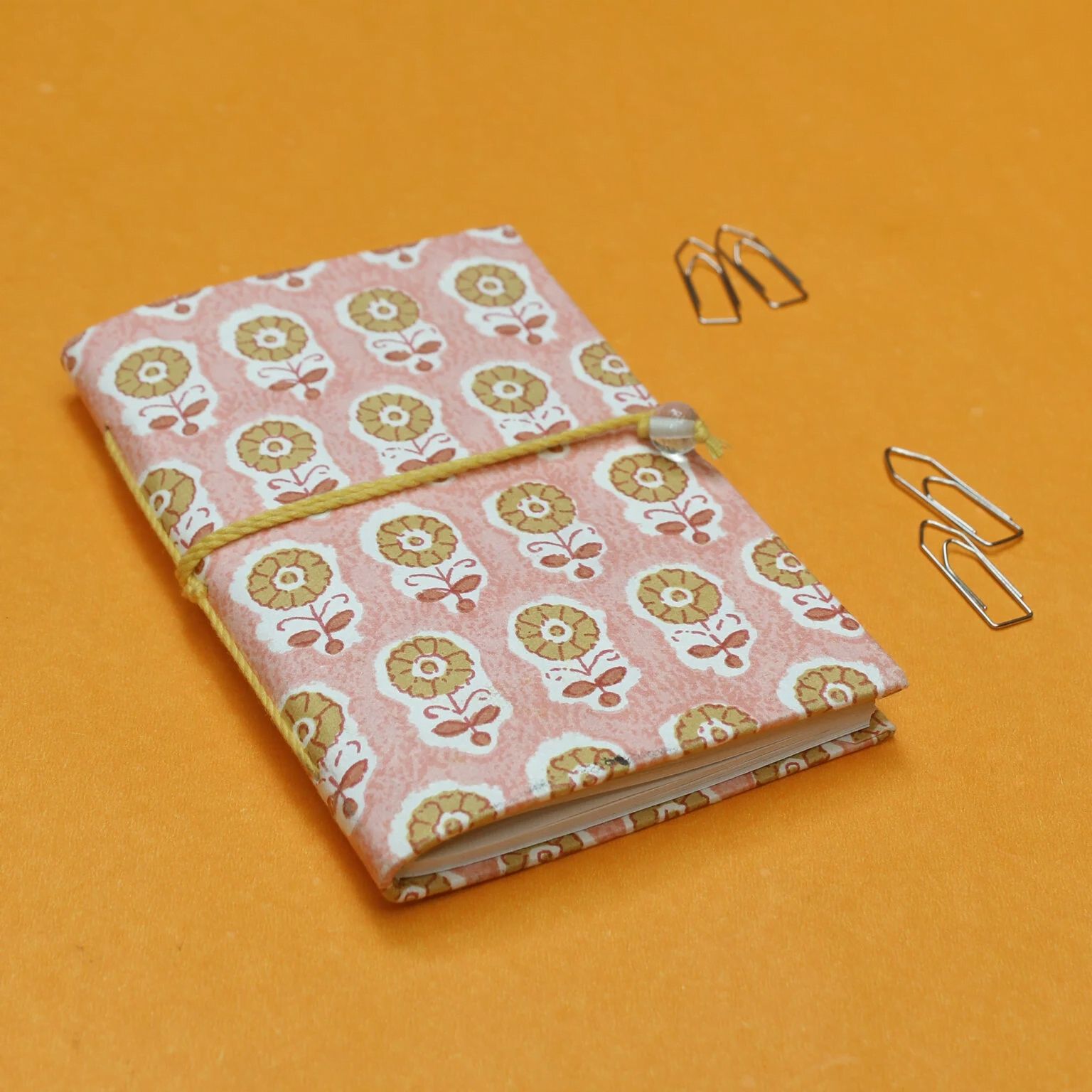 The Mohraj Handmade Sunset Bloom Pocket Diary
