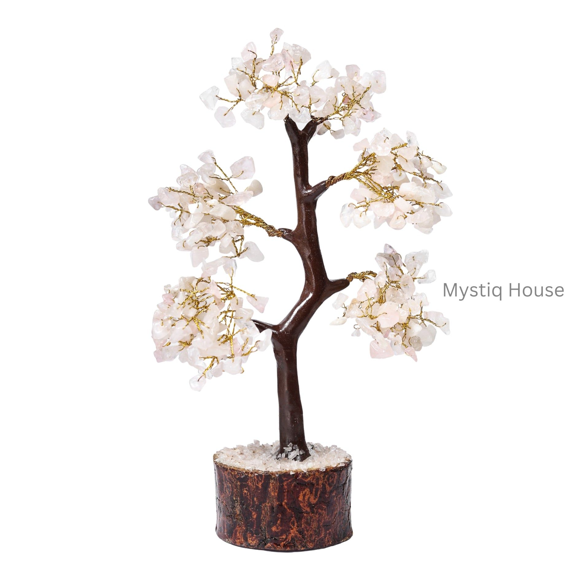 Rose Quartz Tree 300B Mseal-Approx 200-300 gms