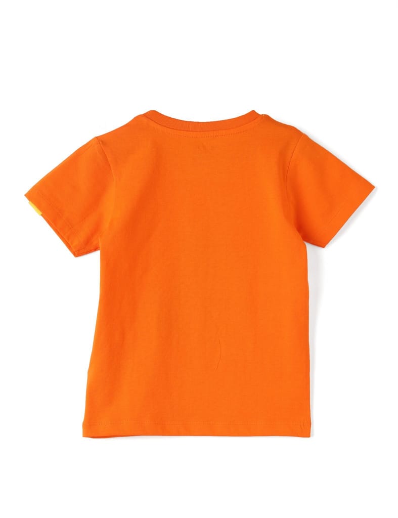Exclusive Kids Boys T shirt Cotton Scarlet Ibis Orange Cool Dino 2025 at ShopCircuit | ONDC