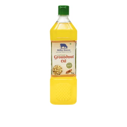 Milky Haven Cold Pressed Groundnut/Peanut Oil 1L Milky Haven Cold Pressed Groundnut/Peanut Oil 1L