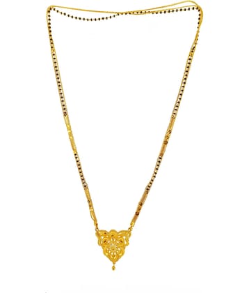 JIPPA - Golden Mangalsutra ( Pack of 1 )