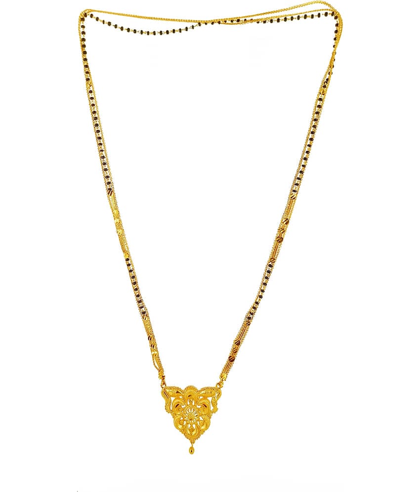 JIPPA - Golden Mangalsutra ( Pack of 1 )