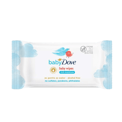 Baby Dove Wipes Rich Moisture 2 x 50g