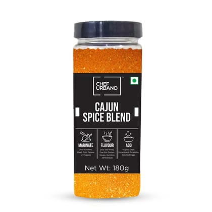 Chef Urbano Spice Mixes Cajun Pet Jar 180 Gms (MRP: Rs. 235/-)