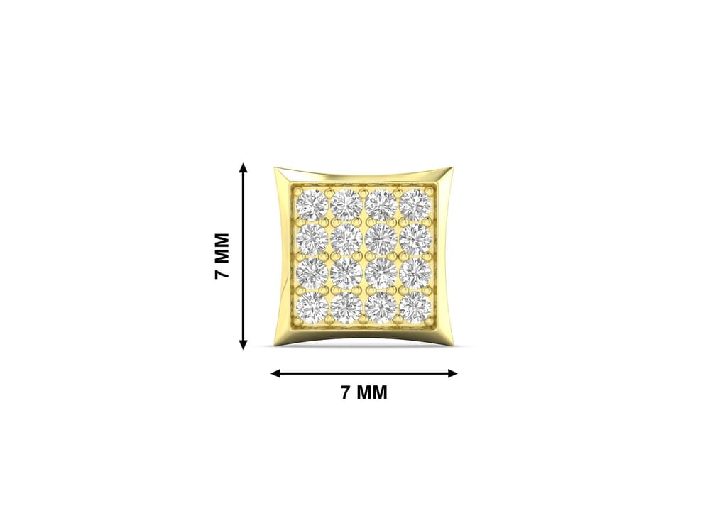 Radiant Kite Shaped Ear Stud For Men (1 Pc Only)