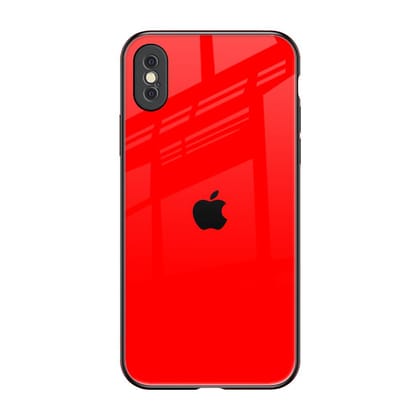 Blood Red Glass Case for iPhone XS Max