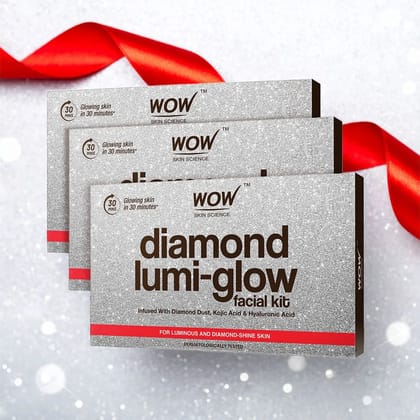 WOW Diamond Facial Kit For Skin Polishing - 60 ml