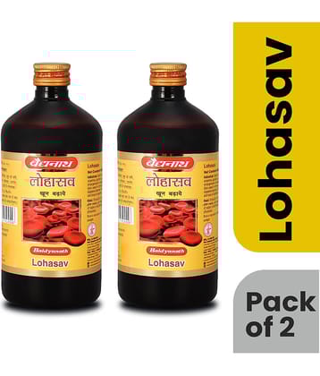 Baidyanath Lohasav for Anemia, Liver & Digestive Troubles 450ml (Pack of 2)