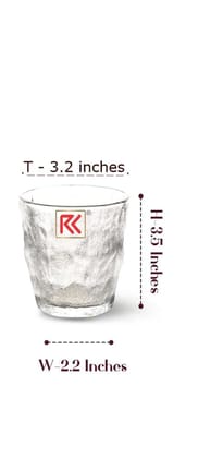 RK ICE Frost Diamond Crystal Clear Design All Purpose Glass Set Bar Glass for Drinking Bourbon, Whisky, Juice Scotch, Cocktails, Cold Drinks (Pack of 4,300Ml) RK ICE Frost Diamond Crystal Clear Design All Purpose Glass Set Bar Glass for Drinking Bourbon, Whisky, Juice Scotch, Cocktails, Cold Drinks (Pack of 4,300Ml)