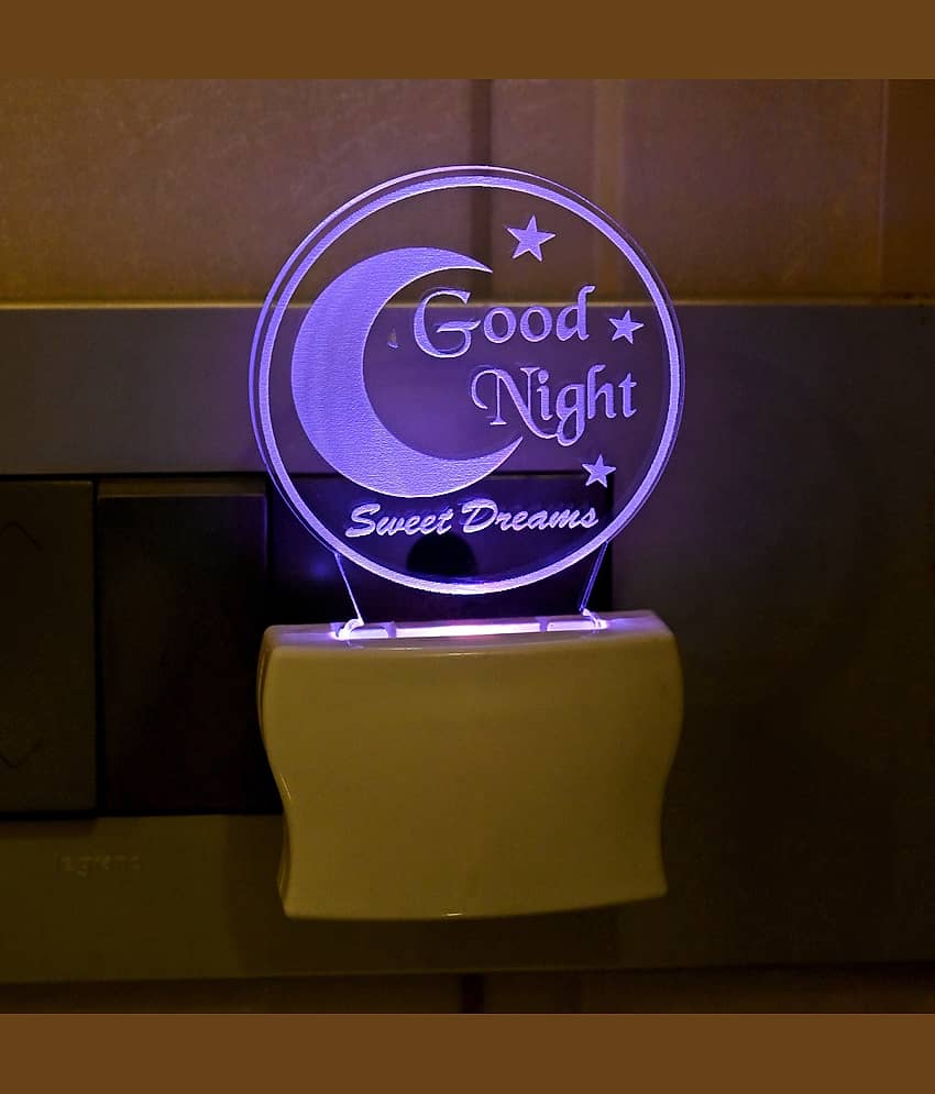 Somil - Multicolor Night Lamp ( Pack of 1 )