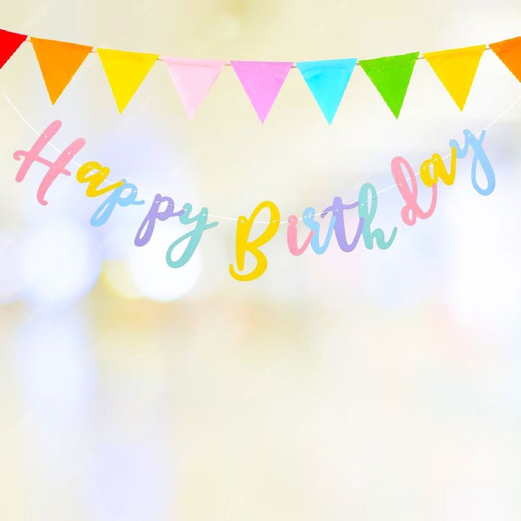 Happy Birthday Pastel Color Banner - 1PC - Party and Festive Needs | Buy online on ZillyBuy