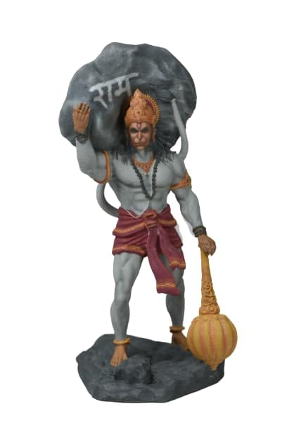 Vimanika Comics Hanuman 3D Printed Statue Collectable Figurine 5 inches Multicolour