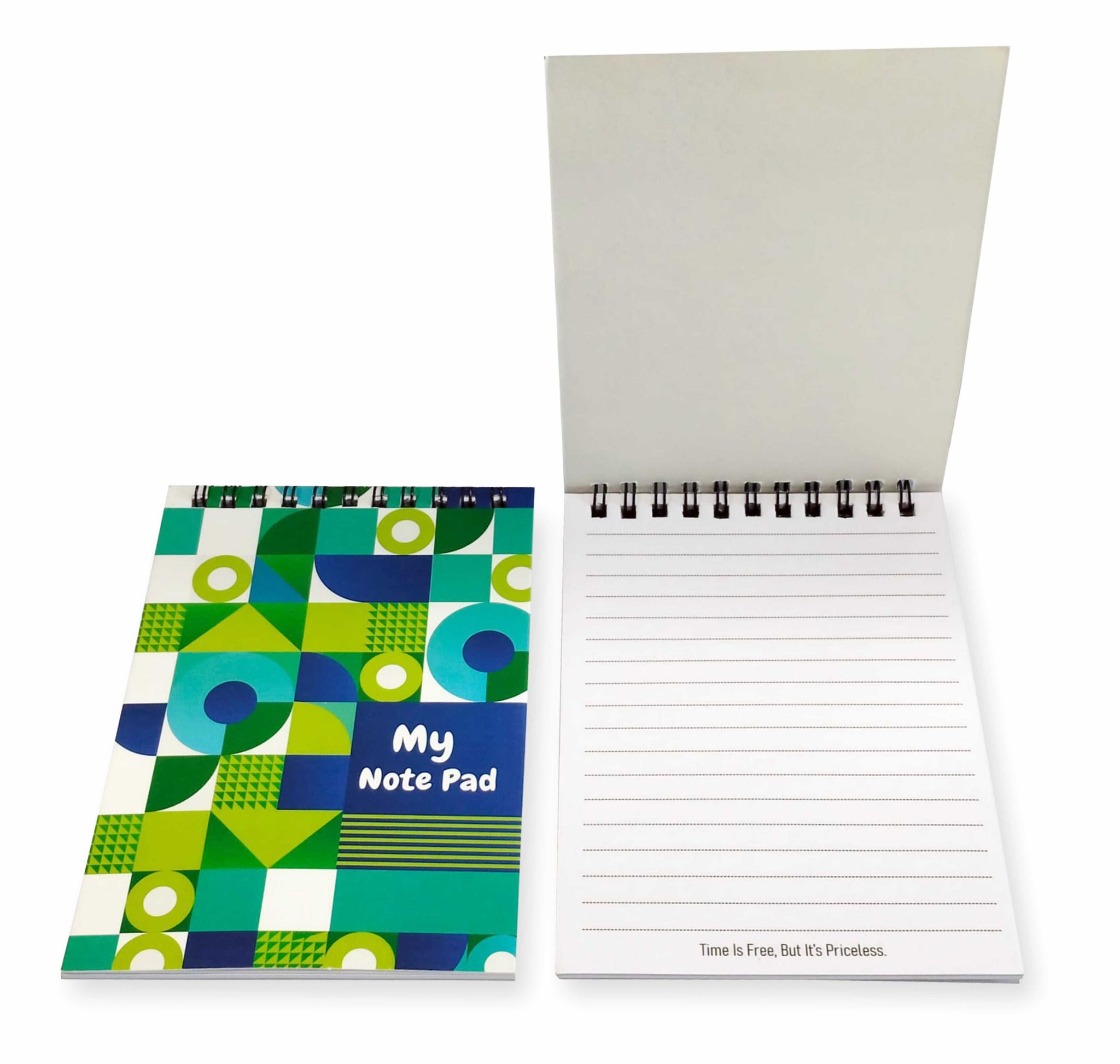 Ruled Laminated Cover Office Notepad, 30 Pages, (Size: 5.8 x 4 inch) -  10