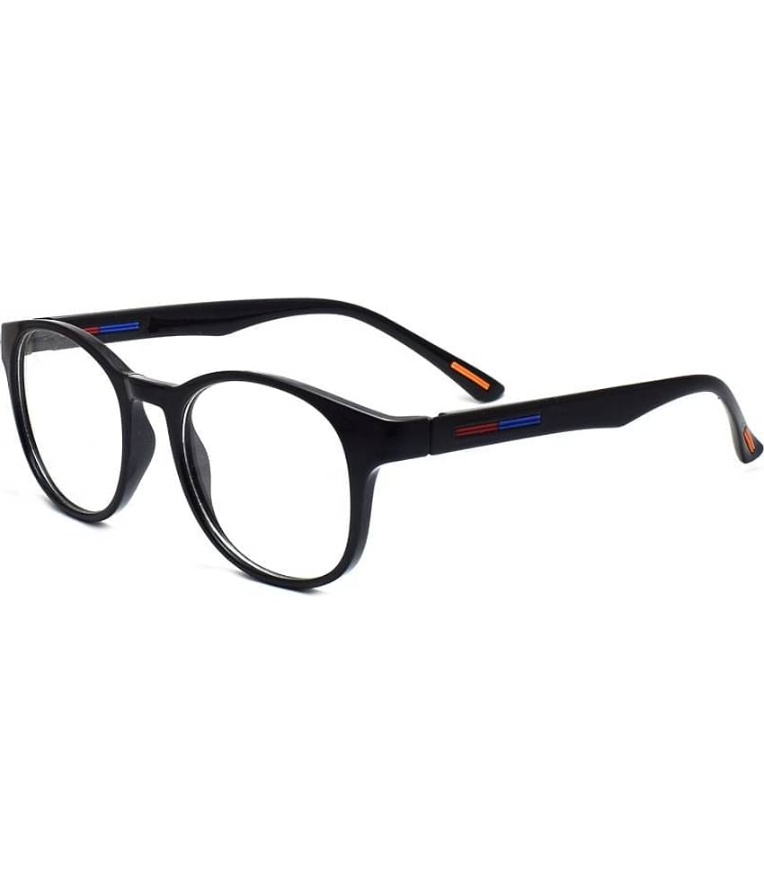 Peter Jones Black Round Spectacle Frame M107B