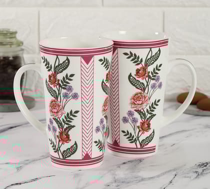 India Circus Verdure Mystery Conical Mug Set Of 2