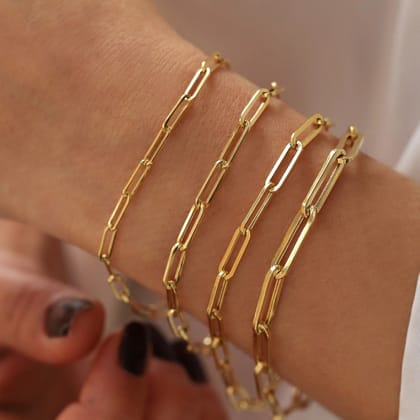 Oval Chain Bracelet-Anklet-Stainless Steel