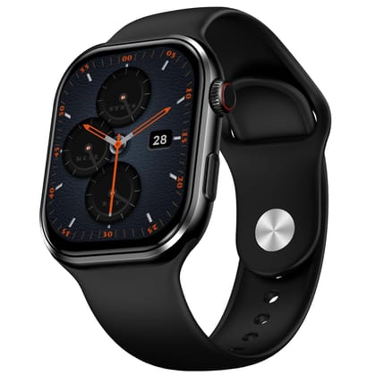 Fire Boltt Brillia Smart Watch(BSW215) with 51.3mm (2.02 inch) AMOLED Display, Bluetooth Calling, 120+ Sports Modes, IP67 Waterproof- Black
