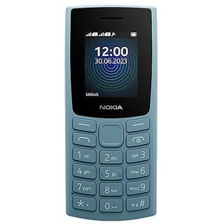 Nokia 110 with Built-in UPI App and Scan  Pay Feature (Dual Sim 1000 mAh Battery, 1.8 Inch Display, Blue)