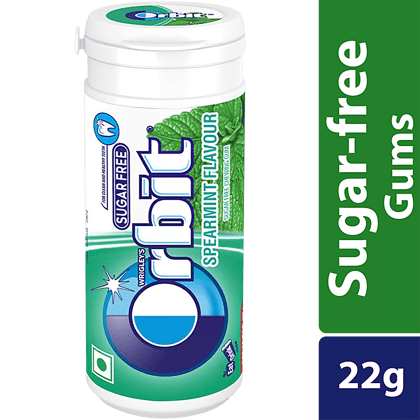 Orbit Sugarfree Spearmint, 22 gm