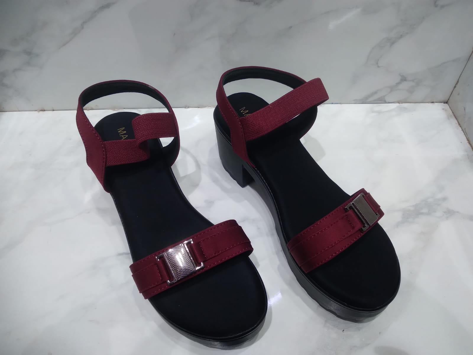 Stepedo  Ladies Pu Box hill sole Comfortable Inpad Sandals