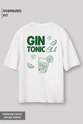 Gin tonic club - Oversized T-Shirt-XS