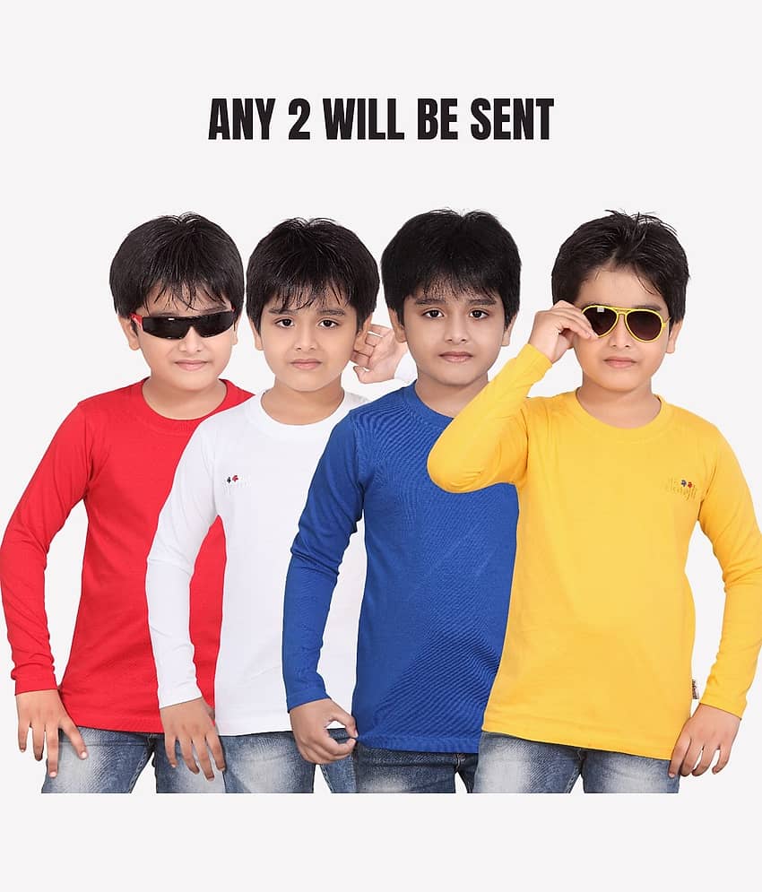 Belive in yourself Pack of 2 Boys Cotton T-Shirt ( Multicolor )