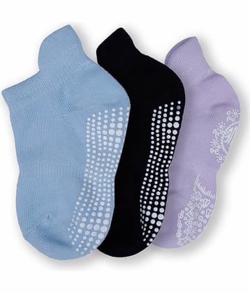 Dollar Pack of 3 Cotton Boy's Ankle Length Socks ( Multicolor )