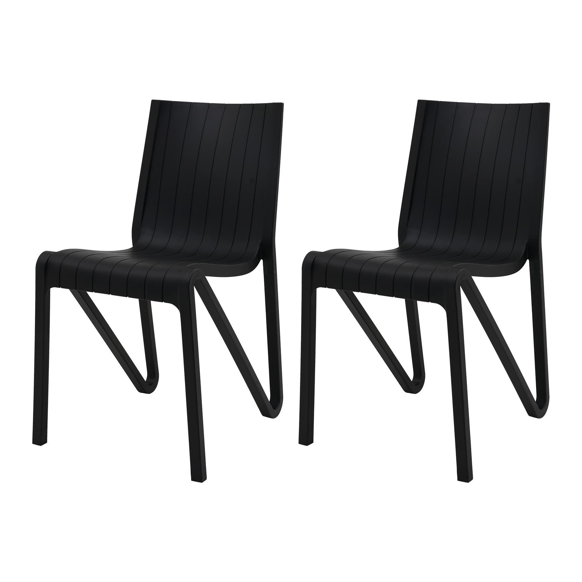Supreme Furniture Zyleg Plastic Without-Arm Chair Suitable for Home, Office, Garden, Living Room, Cafeteria, Restaurant, Hotel, Resort, Indoor & Outdoor
