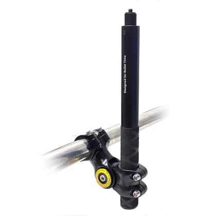 Yantralay Motorcycle Bike Leg Guard Handlebar Mount Selfie Stick Pole for Insta360 ONE X5/X4/X3/X2, ONER/RS, ACE/ACE PRO, Hero 13/12/11/10/9 and Other Cameras - Stable Shooting for Action Cameras Yantralay Motorcycle Bike Leg Guard Handlebar Mount Selfie