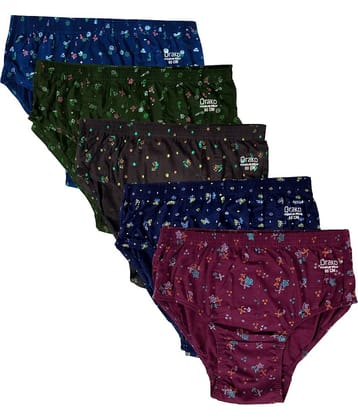 Drako Cotton Briefs ( Multicolor , Pack of 5 )