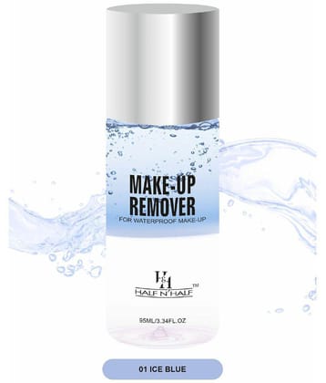 Half N Half Makeup Remover for Waterproof Makeup, Ice Blue (95ml)