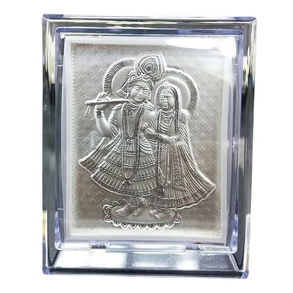 999 Pure Silver Radha-Krishna Idol | Idol for Wedding Gift | Figure to give for Retirement