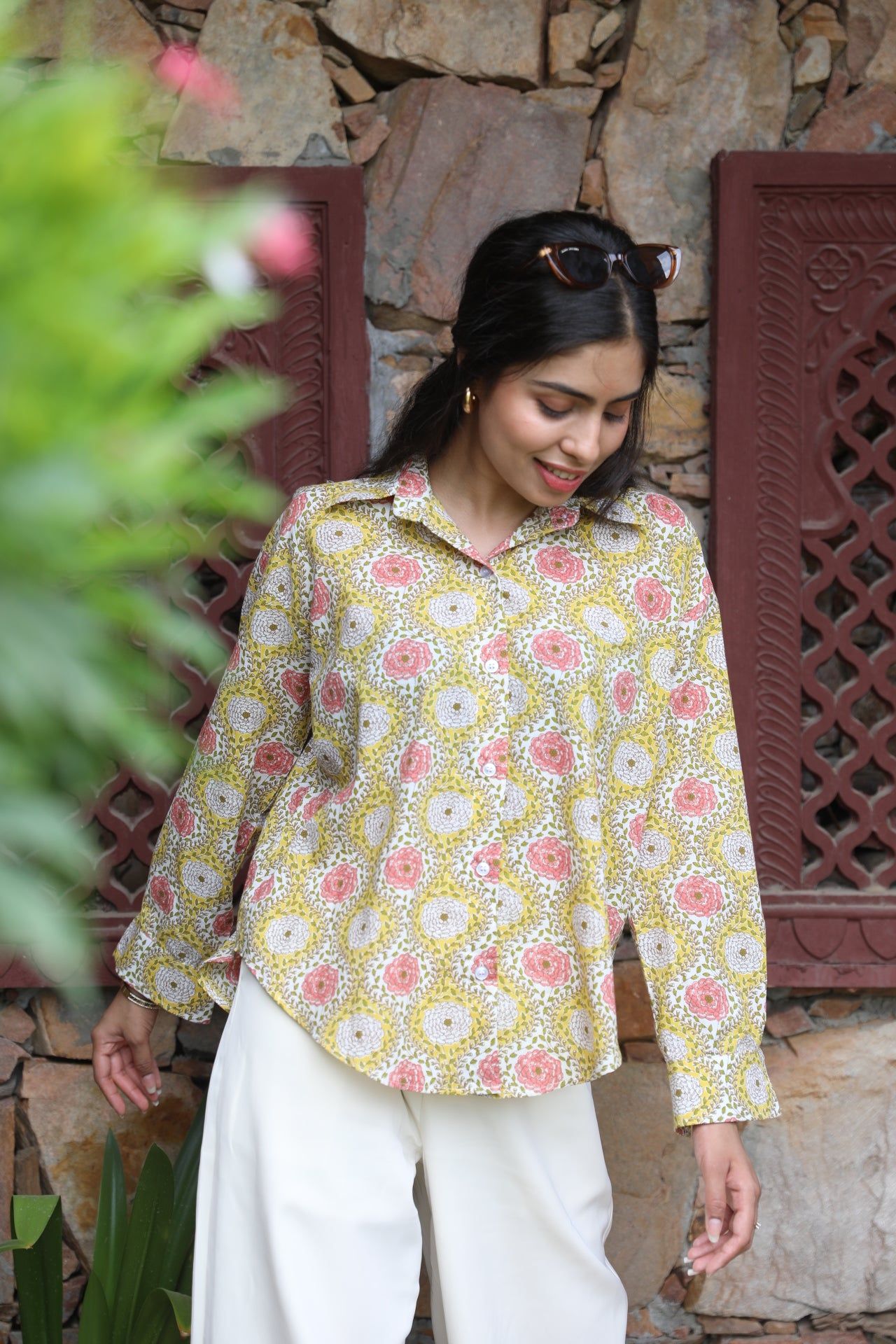 Summer Printed Shirt-XS