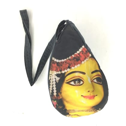 MAYAPURI Mahaprabhu Printed Chanting Bag/Japa Bag with Sakshi Mala Counter