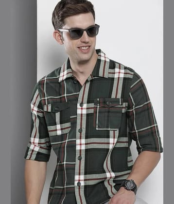 The Indian Garage Co Men Opaque Checked Casual Shirt - None