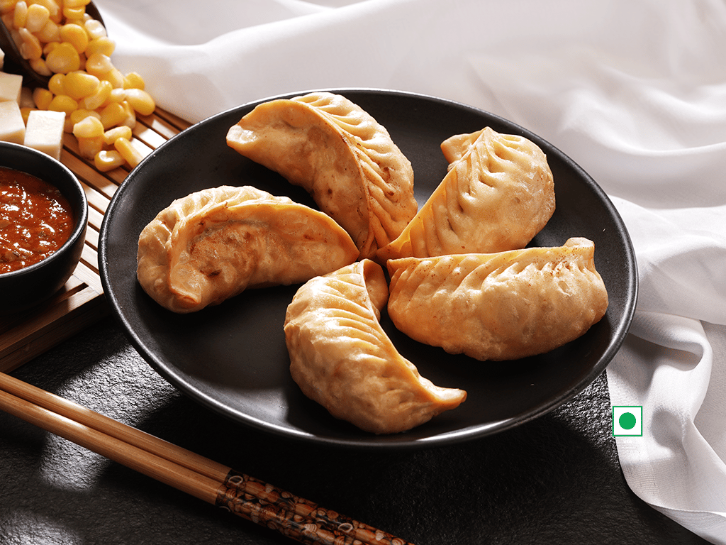 Corn & Cheese Steam Momo