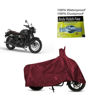 EGAL Bike Body Cover for Triumph ( Pack of 1 ) , Maroon