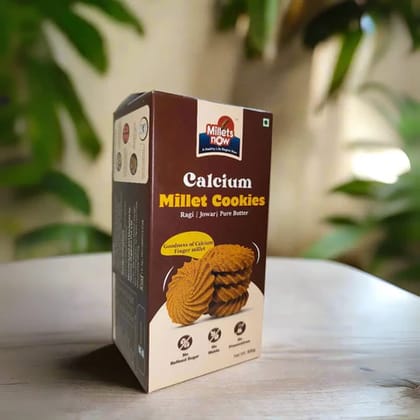 Calcium Millet cookies | Made with Ragi & Jaggery | 100g.