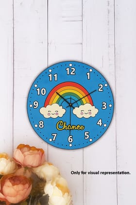 Dbeautify's DIY MDF Rainbow Wall Clock