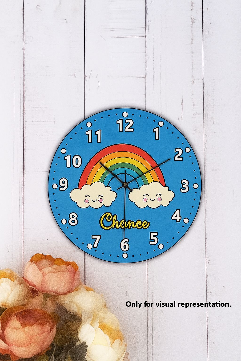 Dbeautify's DIY MDF Rainbow Wall Clock