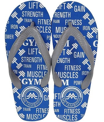 METAMORPH Blue Slide Flip flop